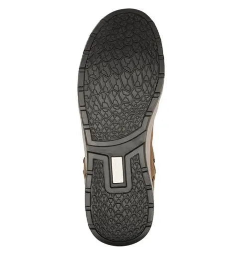 3056 Brown - Side Zip Safety Boot
