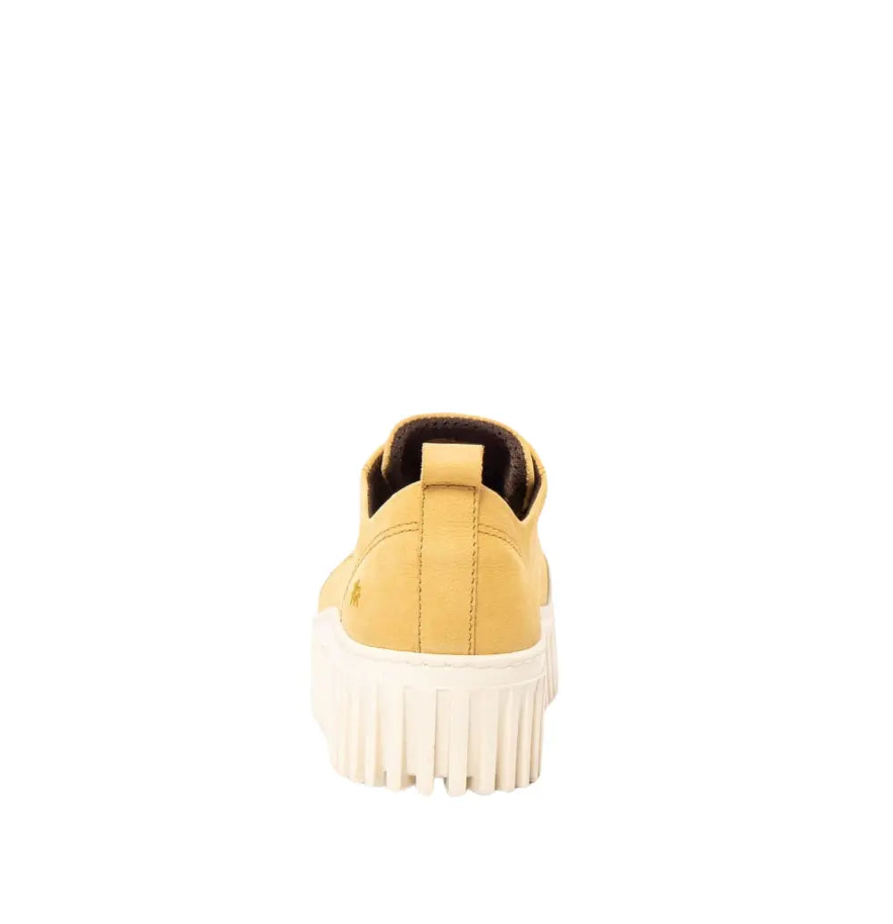 Brighton Platform Leather Shoes - Honey