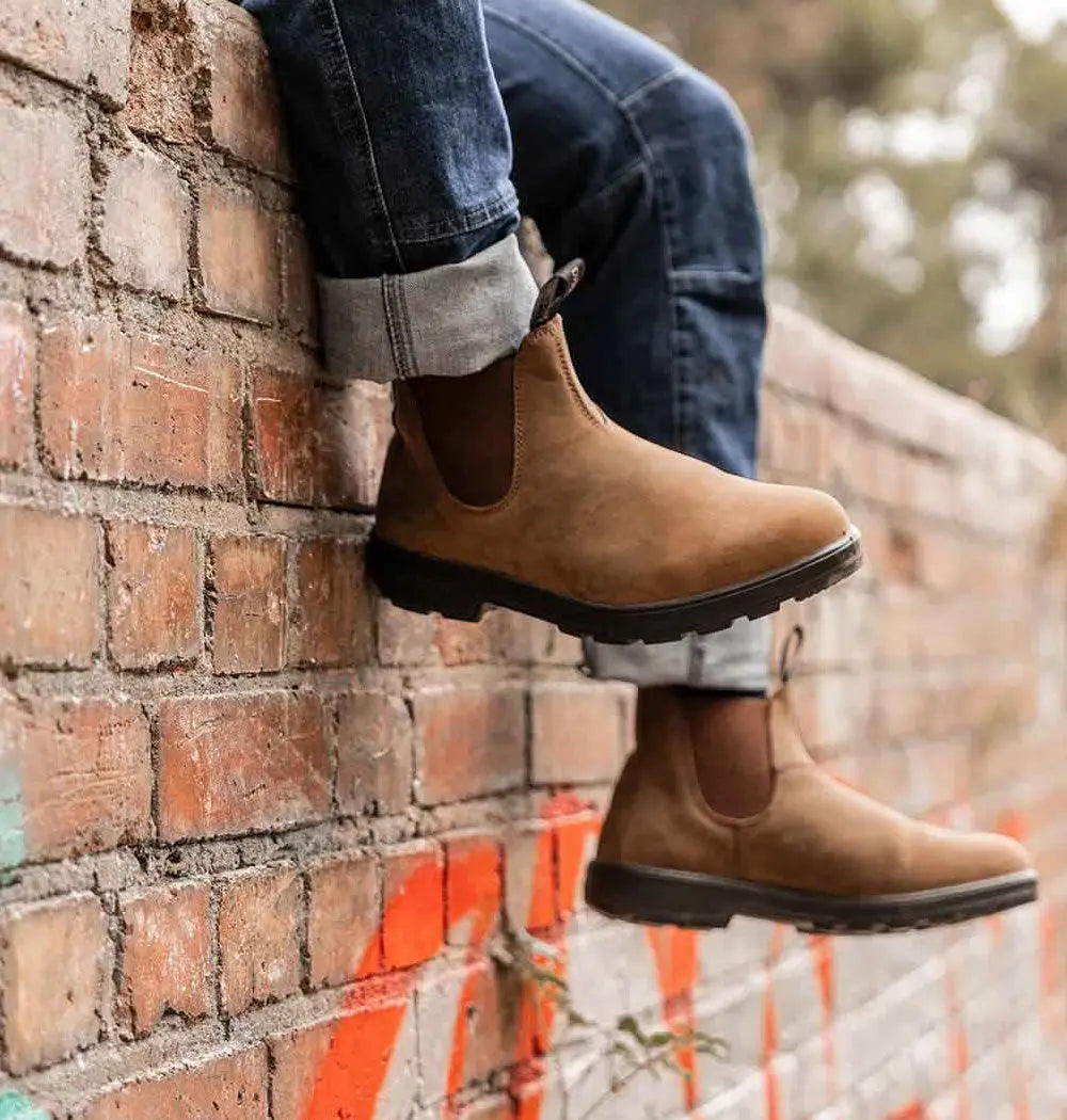Brunswick - Saddle Brown Leather Boots