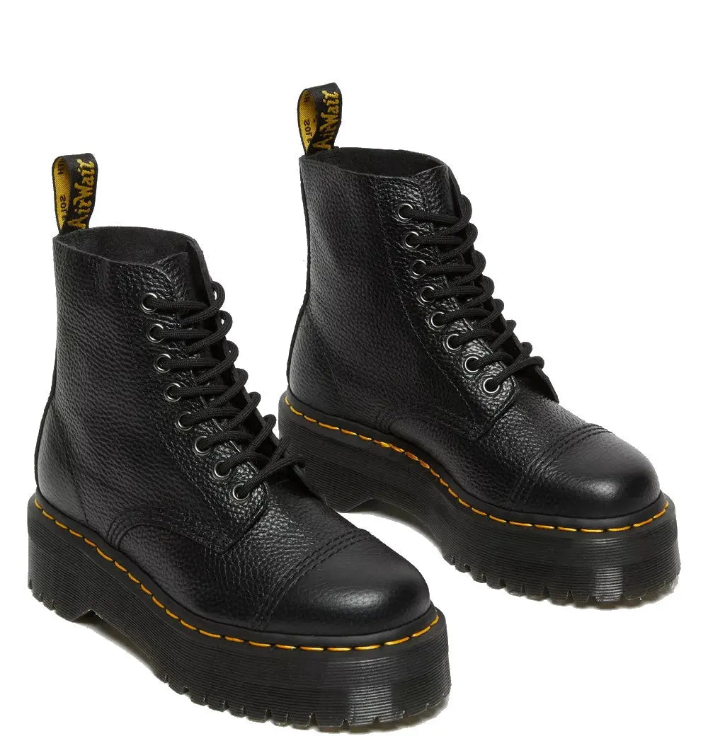 Sinclair - Black Nappa Boots