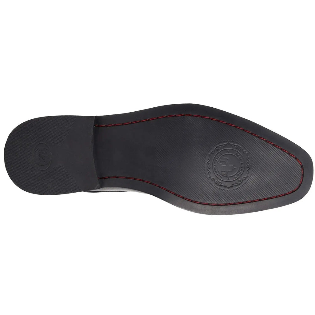 Base London Marley Plain Toe Derby Shoe - Black